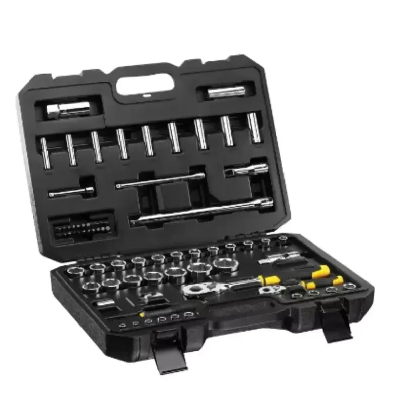 Stanley 1/2 Dr 43 Pcs Pear Head Ratchet Set Metric/ Imperial STMT45505 image-1