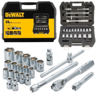 Stanley 1/2 Dr 36 Pcs Pear Head Ratchet Set Metric STMT45507 image-1