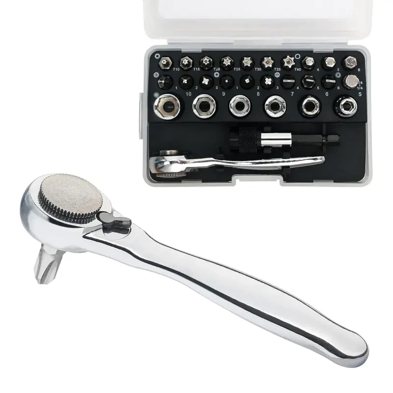 Stanley 1/2 Dr 25 Pcs Round Head Ratchet Set Met STMT45508-LA image-2