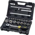 Stanley 24 Pc 1/2 Sq. Drive 6 Pt Socket Set STMT72795-8 image-1
