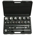Stanley 19 Pc 3/4 Inch Dr Metric 12 Point Socket Set 89-101 image-2