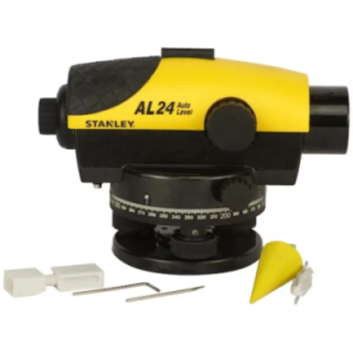 Stanley Optical Level Site Pack Set With Tripod And Staff AL24G 1-77-159N image-1