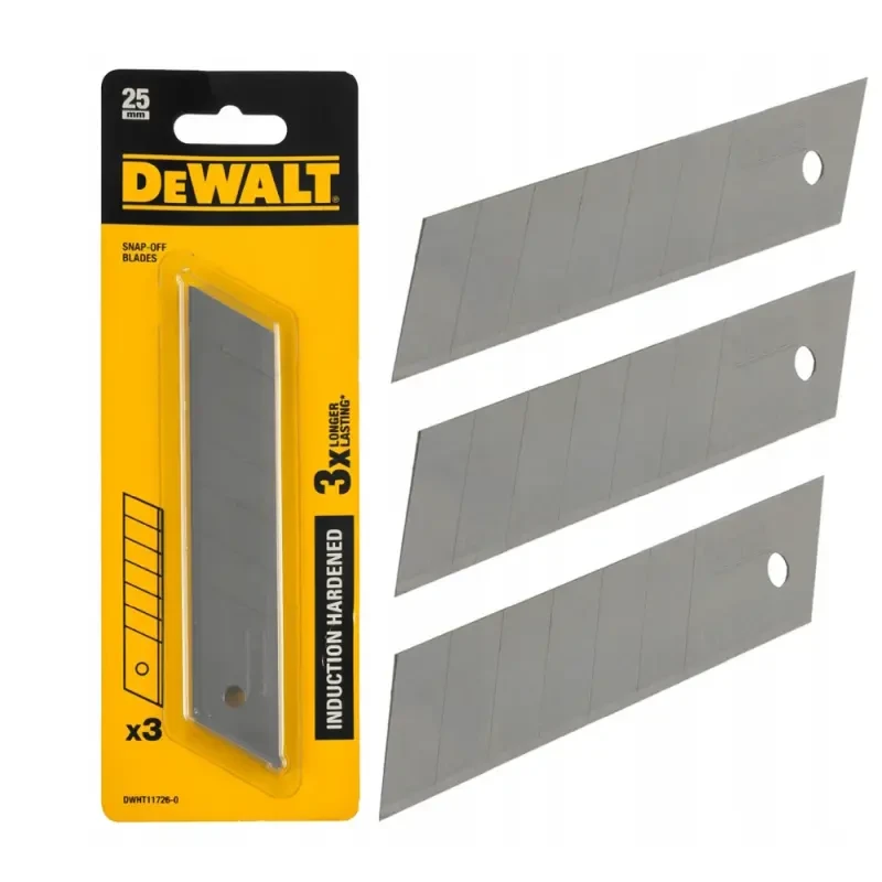 Dewalt Snap Off Induction Hardened Blades Pack of 3 image-1