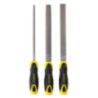Stanley 0-22-477 Flat 1/2 Inch Round Rasp Set 3 Pcs