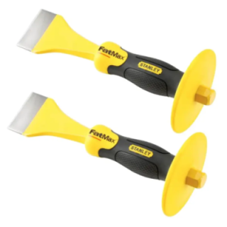 Stanley Electrician Chisel With Guard 4-18-330 image-1