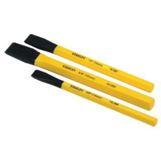 Stanley 3 Pc Cold Chisel Set Kit 4-18-298 image-1