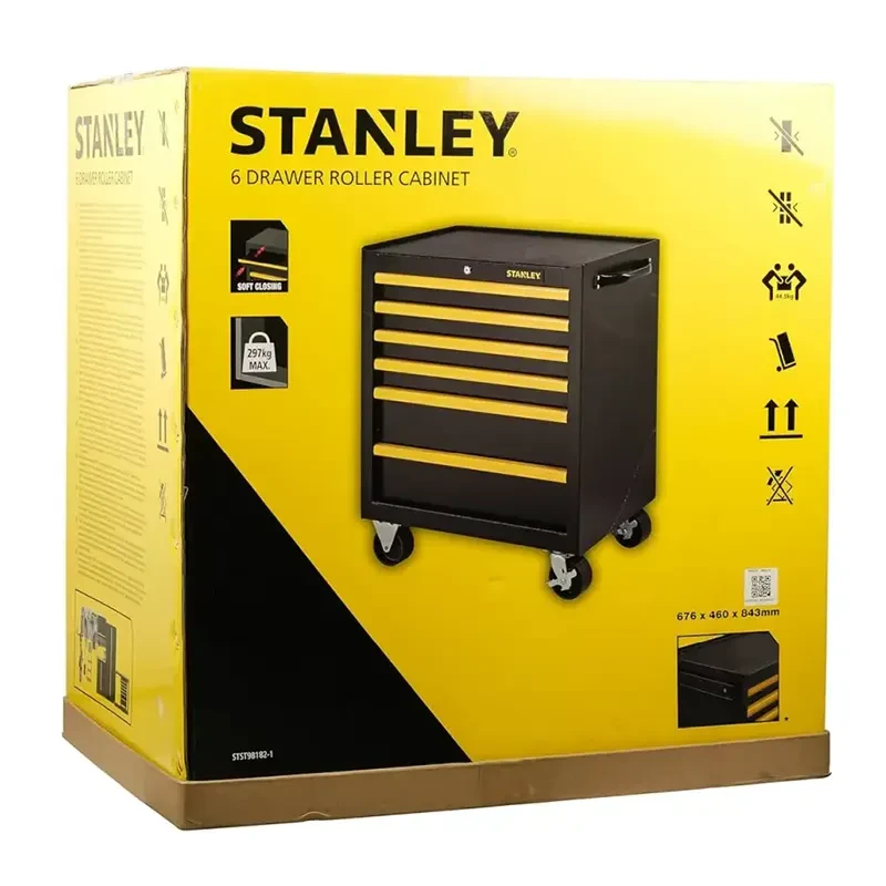 Stanley 6 Drawer Roller Cabinet STST98182-1 image-2