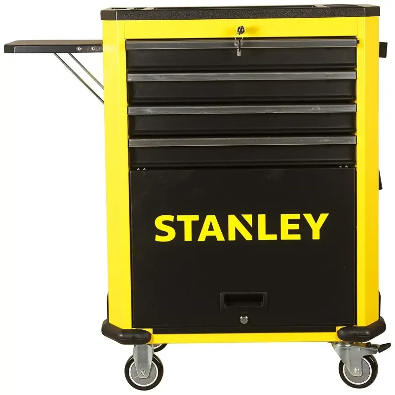 Stanley 4 Draw Metal Trolley With Cabinet STMT1-74305 image-2