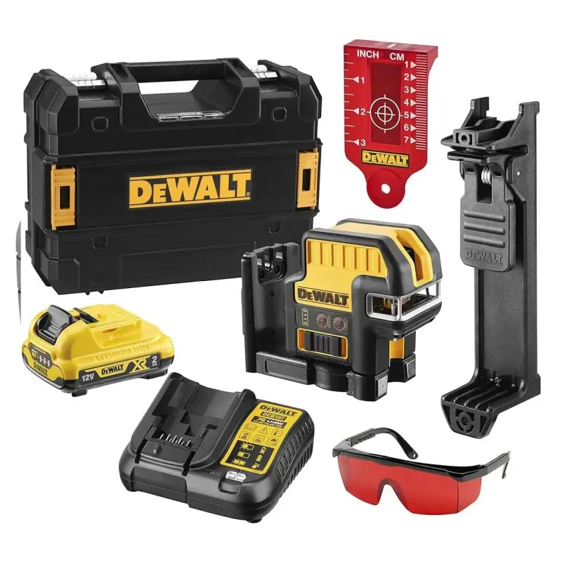 Buy Dewalt DW 5 Pt Laser With Cross Beam - Red at lowest price