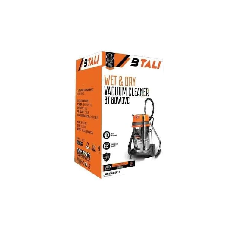 Btali 5400W Wet & Dry Vacuum Cleaner BT 80 WDVC image-4