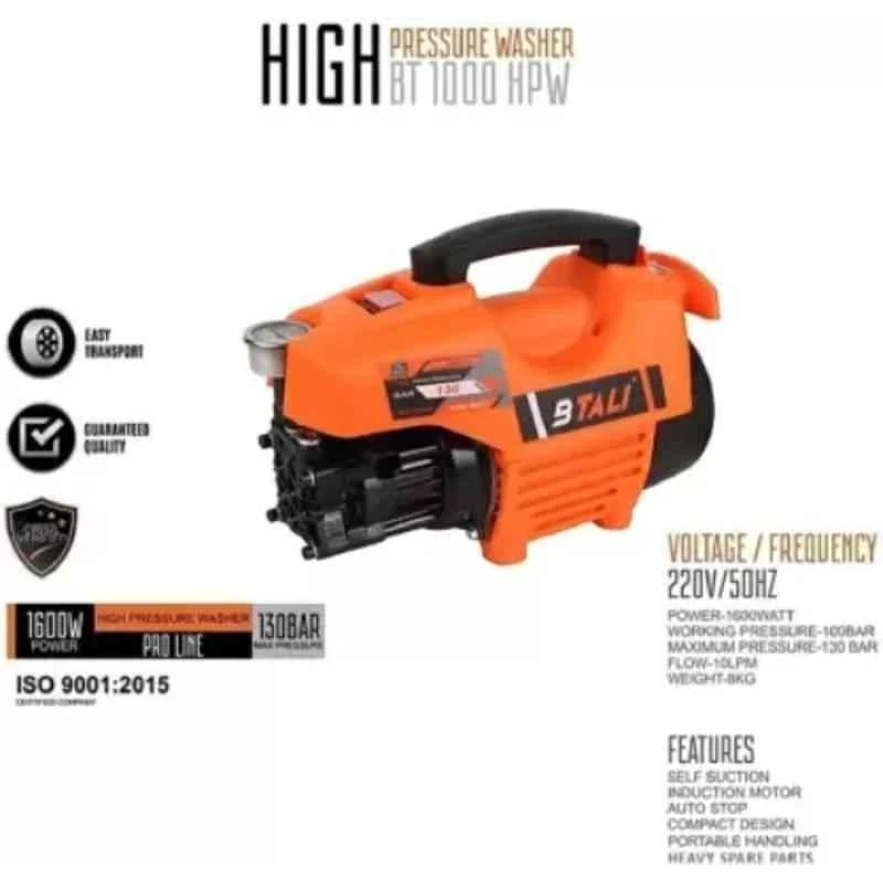 Btali 1600W 10lpm Self Suction High Pressure Washer BT 1000 HPW image-1
