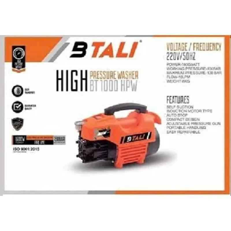 Btali 1600W 10lpm Self Suction High Pressure Washer BT 1000 HPW image-7