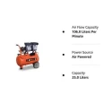 Btali 25L 1HP Oil Free Air Compressor BT 25 OFAC Proline image-2