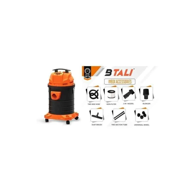 Btali 1800W 38L HEPA Filter Wet & Dry Vacuum Cleaner with Accessories BT 38 WDVC image-5