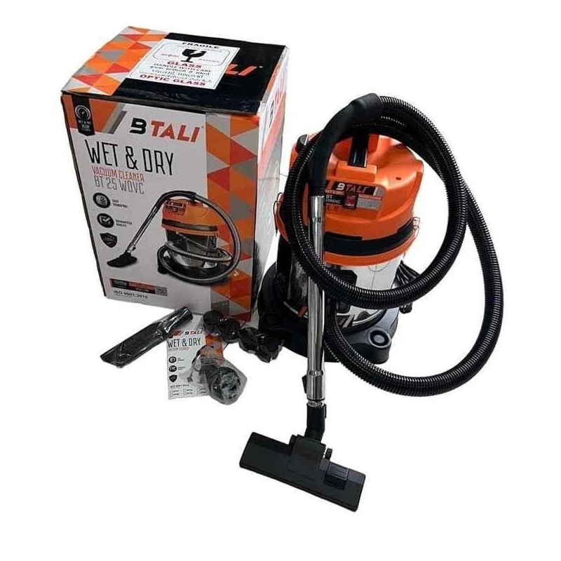 Btali 1600W Orange & Black Wet & Dry Vacuum Cleaner BT 25WDVC image-2