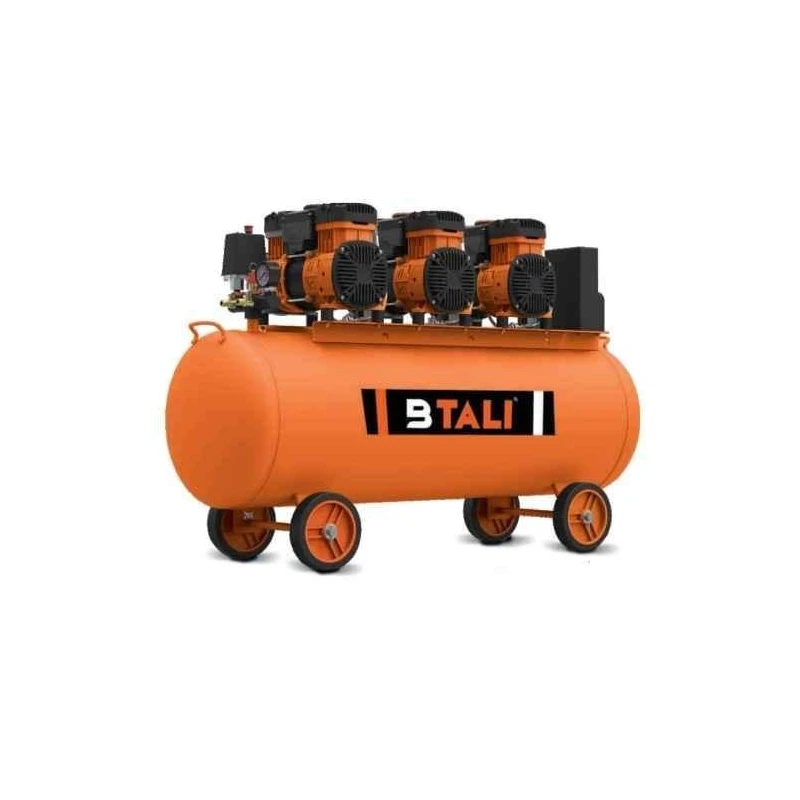 Btali 60L 6HP 762lpm Oil Free Air Compressor BT 60 OFACHS 1400 image-1