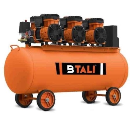 Btali 60L 6HP 762lpm Oil Free Air Compressor BT 60 OFACHS 1400 image-1