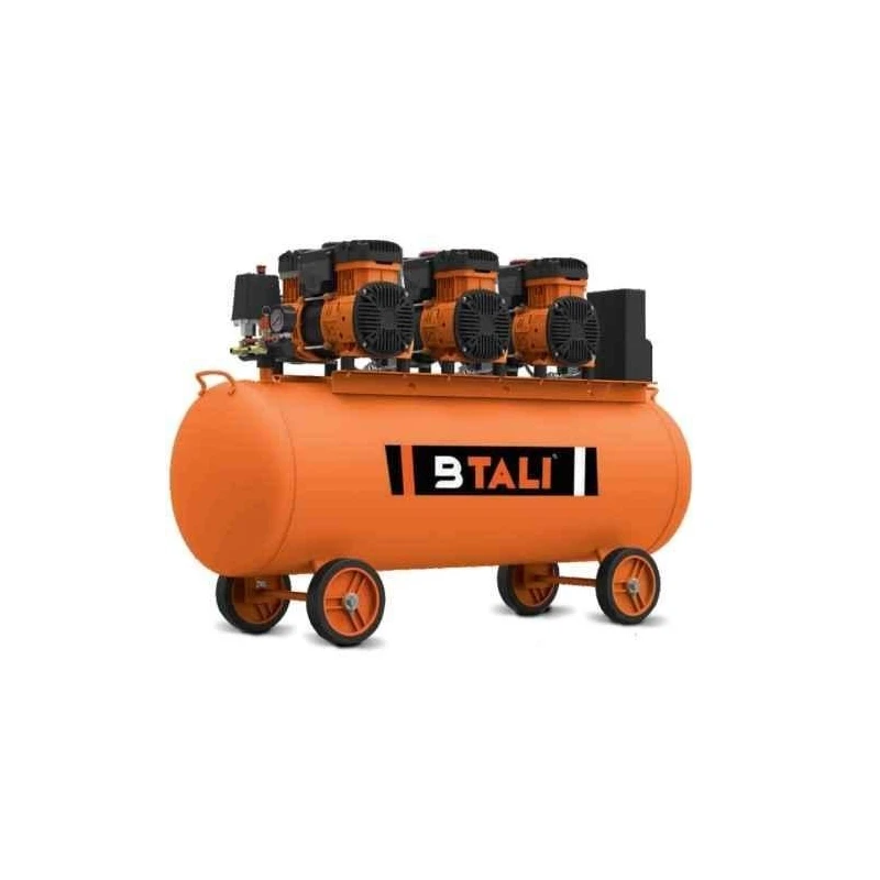 Btali 100L 5HP 762lpm Oil Free Air Compressor BT 100 OFACHS 1400 image-1