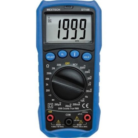 Mextech Digital True RMS Multimeter DT108 image-1