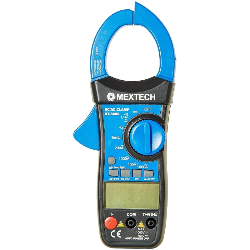 Mextech Digital Dual Display True RMS Clamp Meter DT3600 image-1