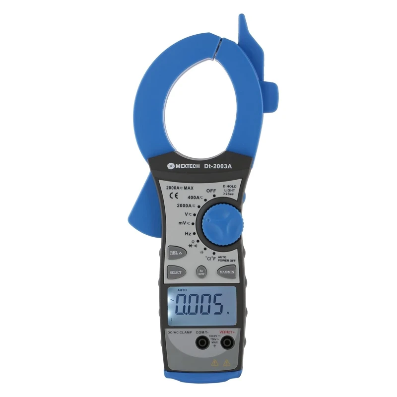 Mextech Digital AC/DC TRMS Clamp Meter DT2003A image-1