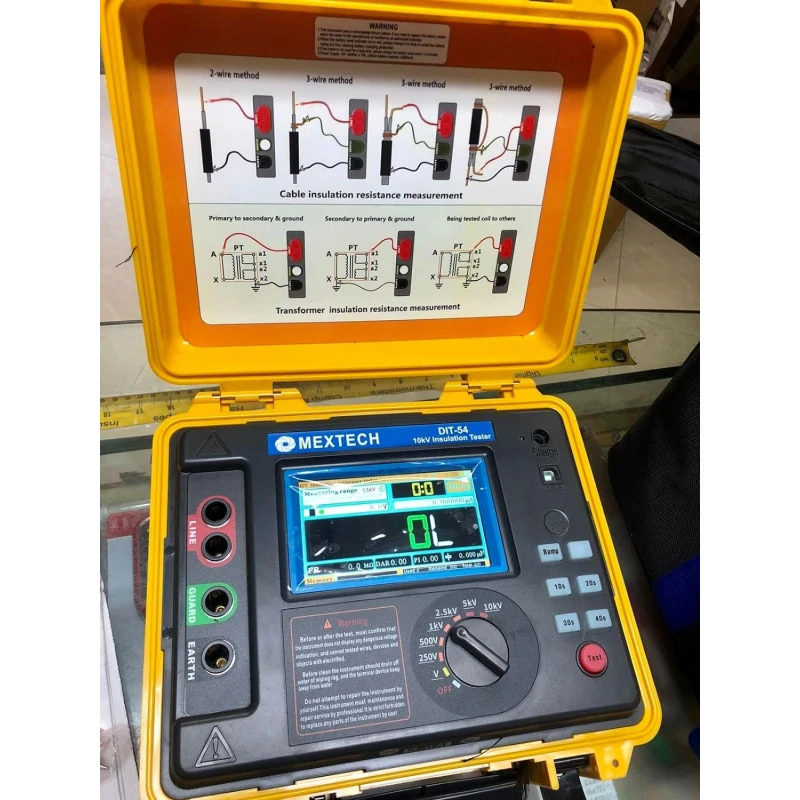Mextech 10kV Digital Insulation Tester DIT54 image-1