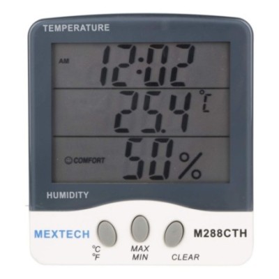 Mextech Thermo Hygro Clock M288CTH image-1