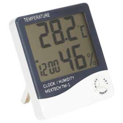 Mextech Thermo Hygro Clock TM1 image-1
