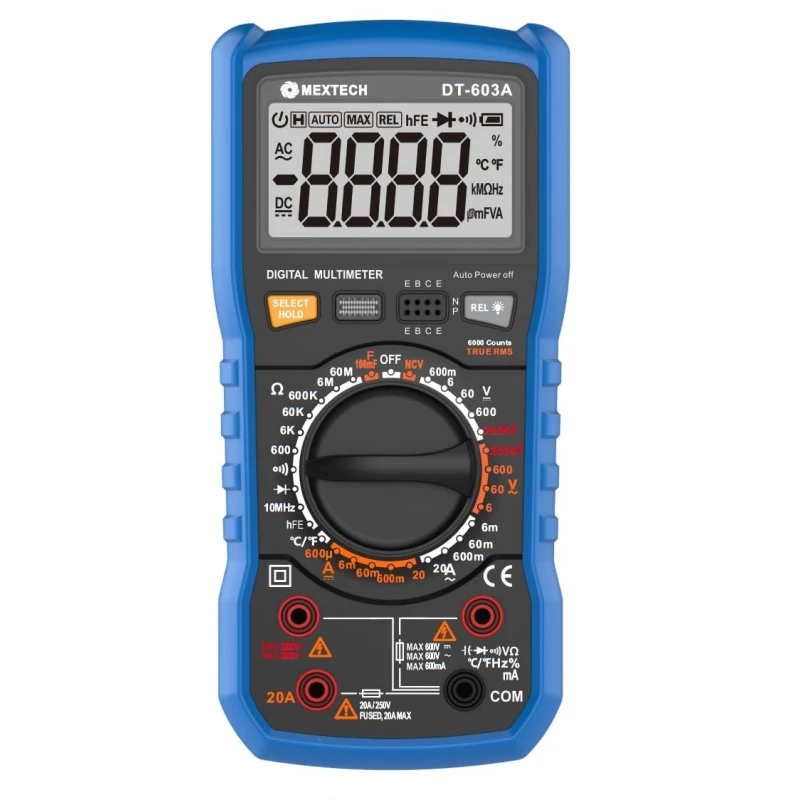 Mextech Digital True RMS Multimeter DT603A image-1