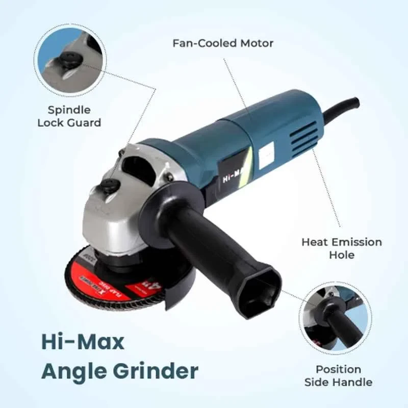 Hi-Max 11000rpm 850W Blue Angle Grinder IC-002 image-3
