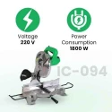 Hi-Max 1800W 6000rpm Miter Saw IC-094 image-5
