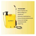 Neptune BS-21 16L 12V Yellow 2-in-1 Battery Operated Knapsack Garden Sprayer image-5