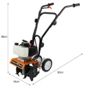 Neptune NC-52-Bottom 1.2L 1.65KW 2 Stroke Petrol Garden Sprayer Tiller Cultivator Rotavator image-5