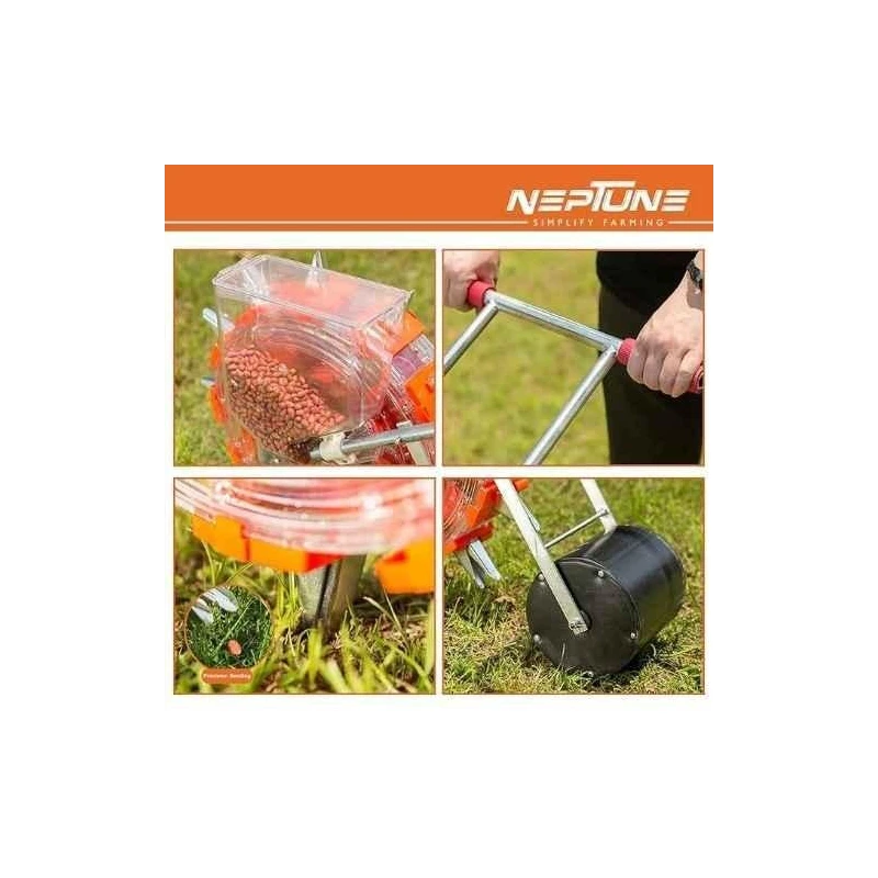 Neptune MS-12T 12 Teeth Hand Operated Portable Seeder Machine image-1