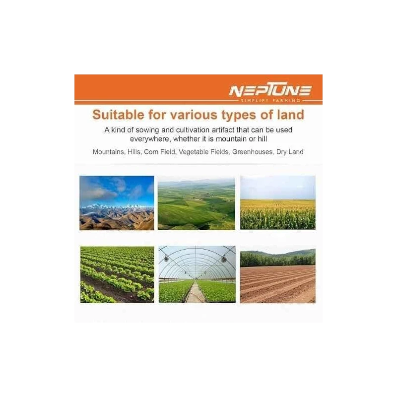 Neptune MS-12T 12 Teeth Hand Operated Portable Seeder Machine image-5