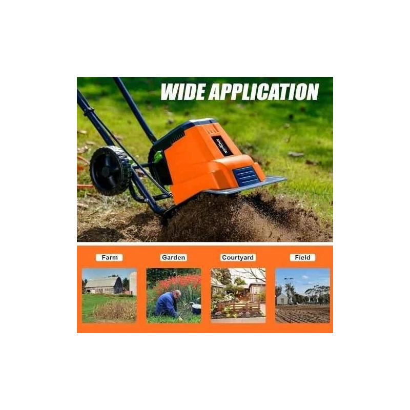 Neptune NC-41E 1500W Electric Garden Tiller Cultivator & Rotavator image-2