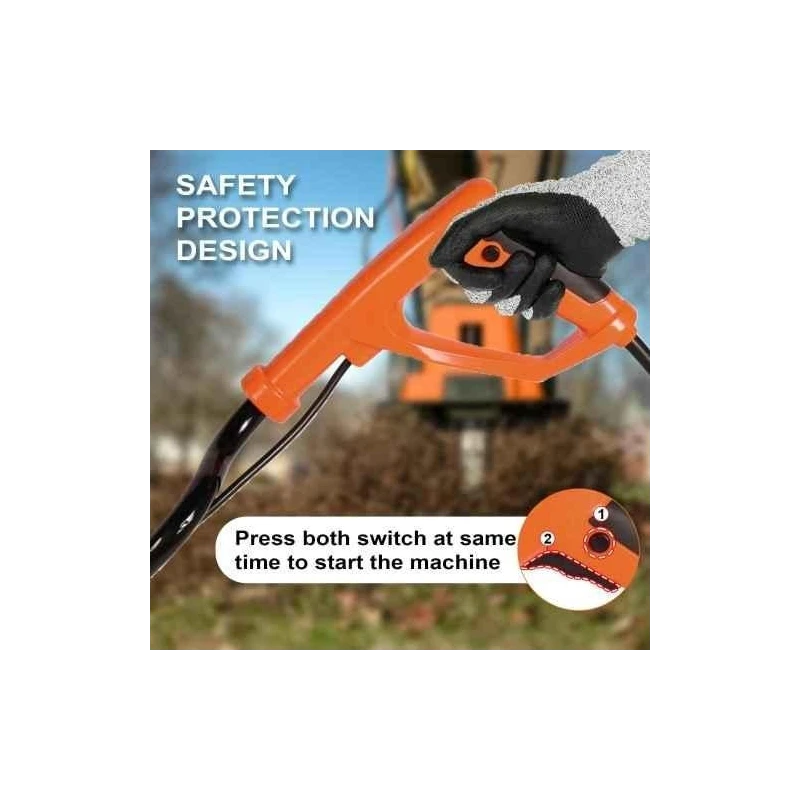 Neptune NC-41E 1500W Electric Garden Tiller Cultivator & Rotavator image-5