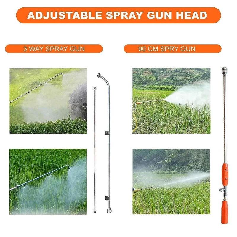 Neptune NF-767 25L 1HP 4 Stroke White Knapsack Petrol Engine Power Sprayer image-9