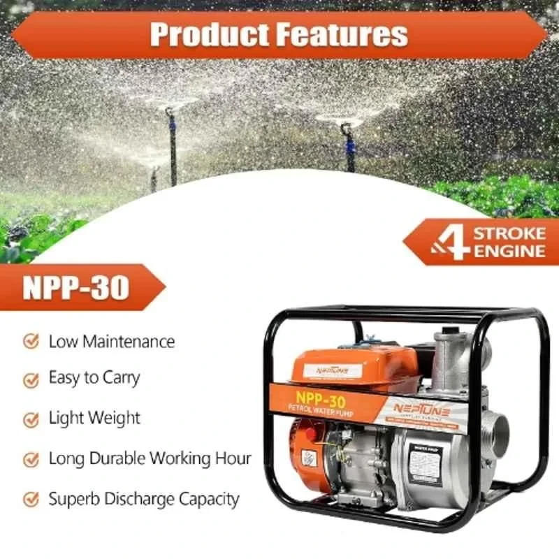 Neptune NPP-30 Simplify Farming 6.5 HP Petrol Water Pump Set