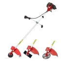 Neptune BC-520 1.95HP 52cc 2 Stroke Red 3-in-1 Brush Cutter with 3 Blades image-3