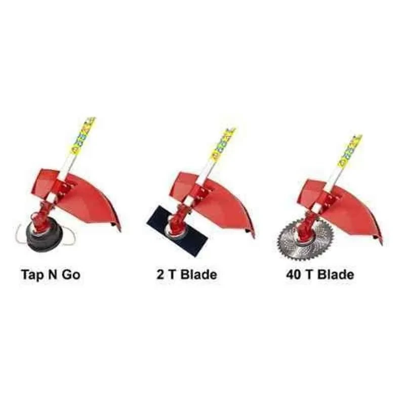 Neptune BC-520 1.95HP 52cc 2 Stroke Red 3-in-1 Brush Cutter with 3 Blades image-4