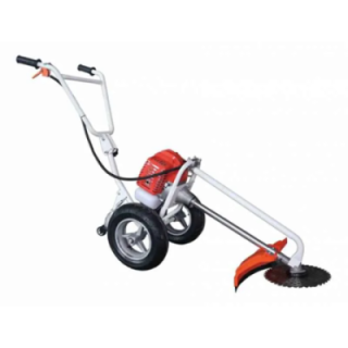 Neptune BC-520W 43cc 1.95 HP 2 stroke Heavy Duty Petrol Hand Grass Cutter with Wheels and Brush image-1