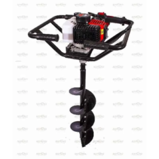 Neptune AG-52 2.07HP 51.7cc 2 Stroke Black Earth Auger with 12 inch Drill Bit image-1