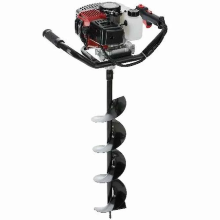 Neptune AG-43 2.7HP 52cc 2 Stroke Black Earth Auger with 6 inch Drill Bit image-1