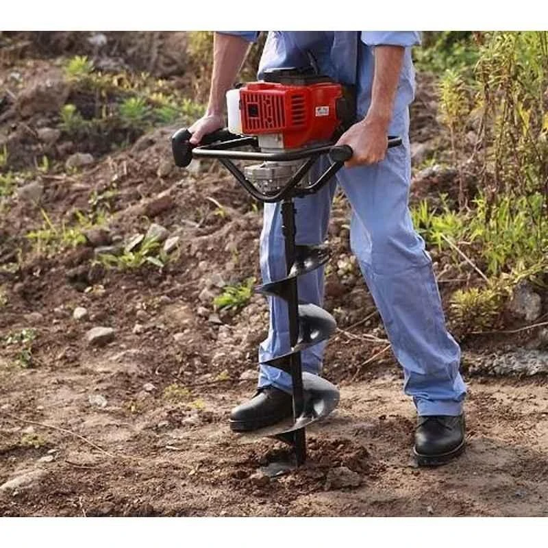 Neptune AG-43 2.7HP 52cc 2 Stroke Black Earth Auger with 6 inch Drill Bit image-2