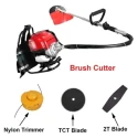 Neptune BC-360BPK 1.5HP 35cc 4 Stroke Petrol Operated Brush Cutter with Accessories image-6
