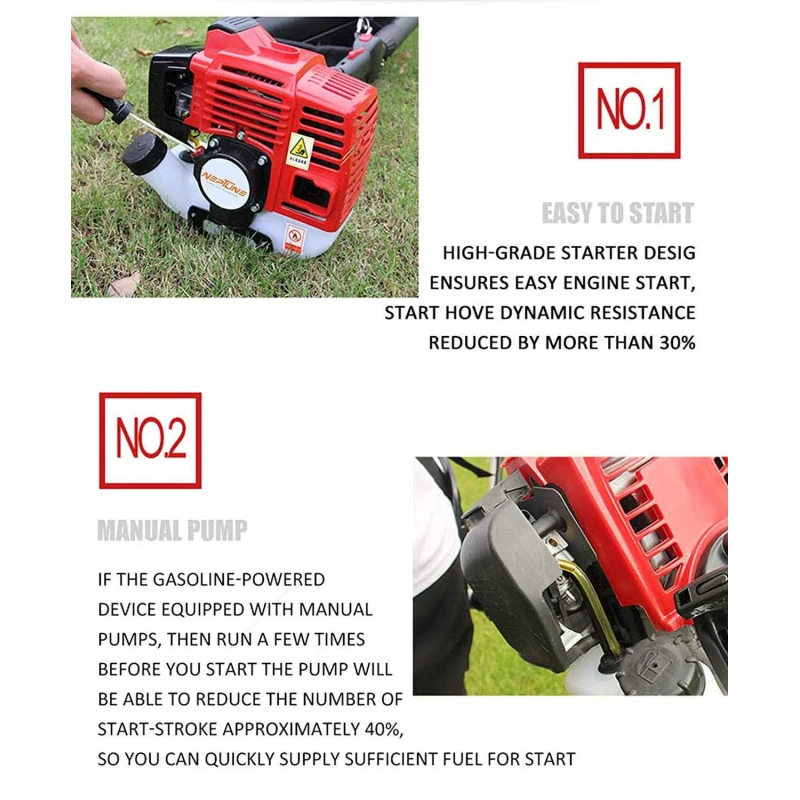 Neptune 26cc Telescopic Pole Pruner Saw with 12 Inch Cutting Bar image-2