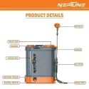 Neptune Max-14-Plus 20 Litre 12V 8lpm Backpack Battery Operated Sprayer with Double Motor image-2