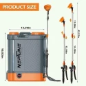 Neptune Max-14-Plus 20 Litre 12V 8lpm Backpack Battery Operated Sprayer with Double Motor image-3
