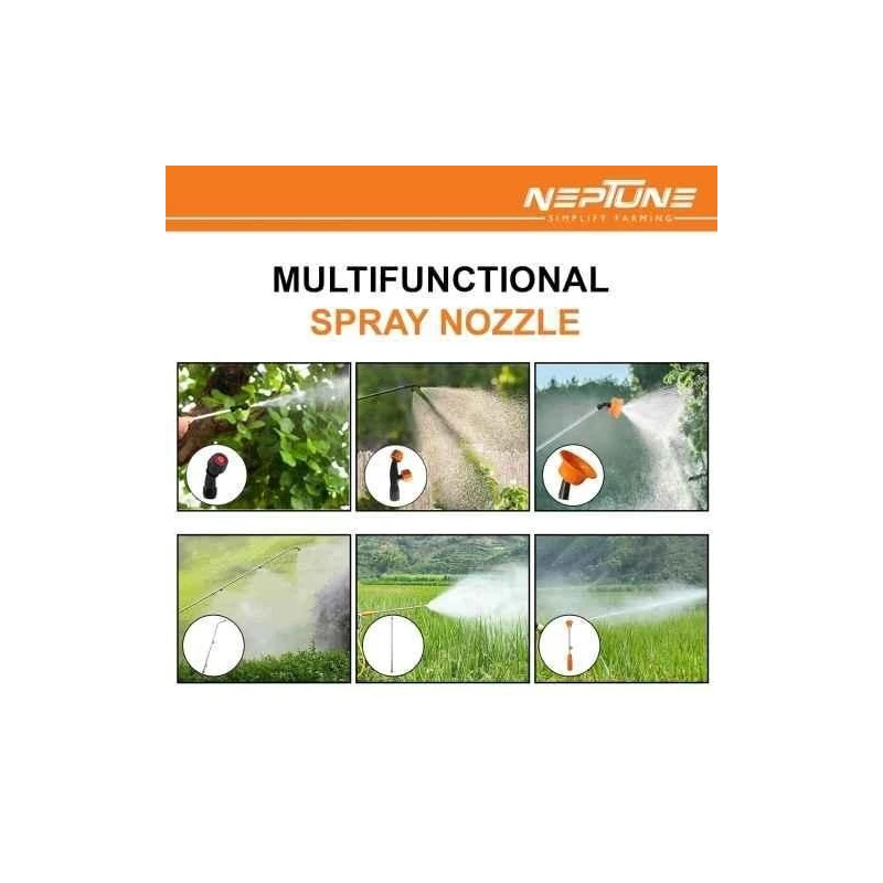 Neptune Max-14-Plus 20 Litre 12V 8lpm Backpack Battery Operated Sprayer with Double Motor image-4